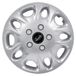 Petex Mecador RB510317 Wieldoppen, gelakt, met 2 verchroomde wielmoeren, 17 inch, 4 stuks