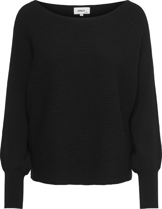ONLY ONLADALINE L/S SHORT PULLO KNT NOOS Women's Sweater - Size XS - Black