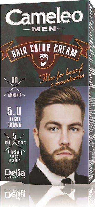 Cameleo Haarverf Men 5.0 Licht Bruin - 30ml