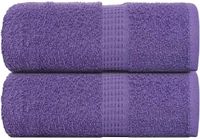 vidaXL Washandjes FROGN 2 stuks 30x30 cm 360 g/m² Paars