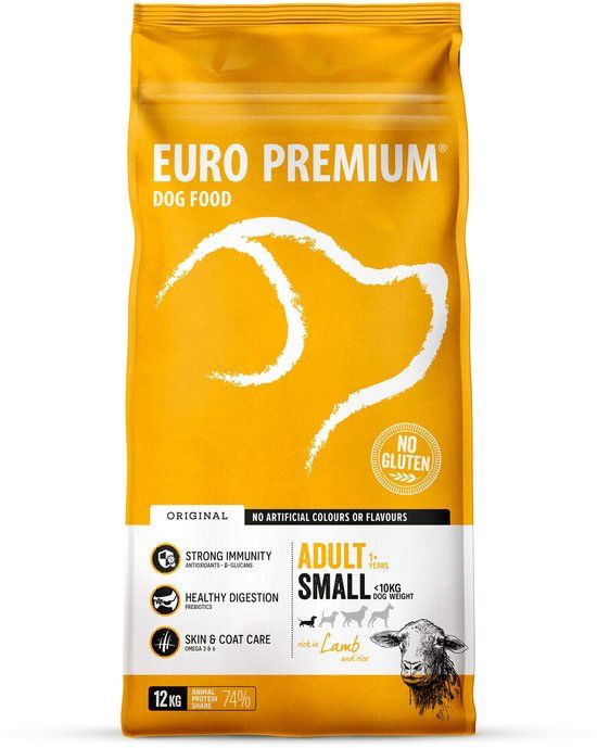 Euro-Premium Adult Small Lam - Rijst 12 kg