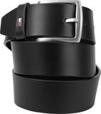 Tommy Hilfiger New Denton Belt 4.0 Heren Riem Leer Zwart 105 cm