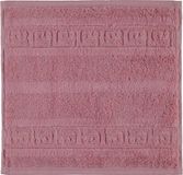 CAWÖ Noblesse Uni Washandje - Rosé - 30x30