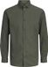 Jack & Jones Formeel overhemd Slim Fit Katoen Lange mouw Klassieke kraag Borstzak Effen Forest Night Mannen XS