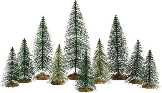 LEMAX Lemax - Needle Pine Trees - Set Of 10