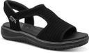Jana Coshy Dames Sandaaltje 8-28775-46 001 H-breedte Zwart Maat 39 EU