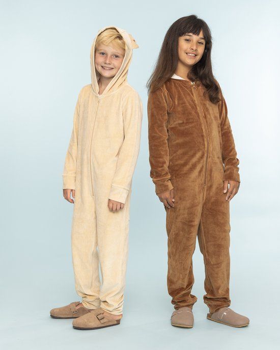 Claesen's Onesie Velours Semolina Kinderen 104