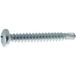 Viswood Vis Autoperceuses Tête Cylindrique Empreinte Phillips Acier Zingué Blanc Entièrement Filetées, Diamètre 6,3 mm, Longueur 31,7 mm