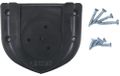 Solidchoice - Support mural en U pour cible de fléchettes, noir