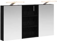 vidaXL Badkamerkastenset 3 st 90 x 10,5 x 50 cm Bewerkt hout
