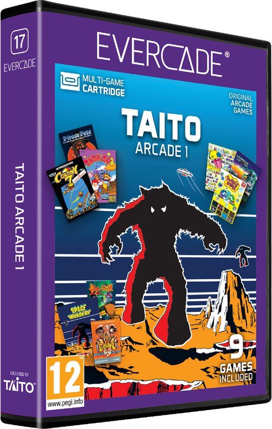 Evercade TAITO Arcade 1 - 9 games