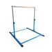MASTER Barre de gymnastique avec barres parallèles, 150 cm - Bleu