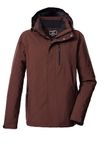 killtec heren Functioneel jack/outdoorjack met afritsbare capuchon KOW 90 MN JCKT, mahagoni, 3XL, 43324-000