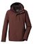 killtec heren Functioneel jack/outdoorjack met afritsbare capuchon KOW 90 MN JCKT, mahagoni, 3XL, 43324-000