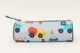 ANCOR B'LOG PLAY ME Cars Pencil Case 22x7x7cm Round Grey Plastic Soft Case for Kids