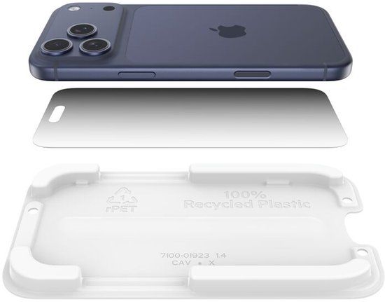 Belkin InvisiGlass Privacy iPhone 17 Pro Max glazen screenprotector