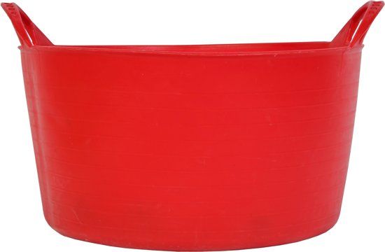 Talen Tools flexibele kuip 40 liter rood