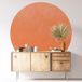Autocollant Mural Rond / Cercle - Couleur Tendance - Diamètre 150 Cm - Adhésif + Protection Mate