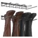 ASelected Wandhouder voor 4 paar cowboylaarzen van metaal voor buiten, binnen, entree, garage, hal