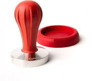 Cafelat Pillar Tamper met Houder 58mm rood