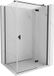 Mexen Mist-H T cabine de douche à charnières droite 70 x 100 cm, transparent, noir