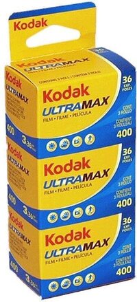 Kodak Ultra Max 400 135/36 3-pack Film