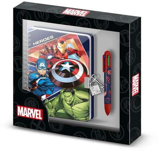 The Avengers Spiraalnotitieblok met Pen Blauw A5