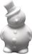 RAYHER Sneeuwman - Styropor - Piepschuim - 17 cm - Craft - 1 stuk