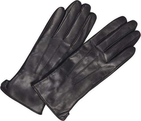 Markberg Carianna Glove Vrouwen Leer Zwart Effen Maat 7