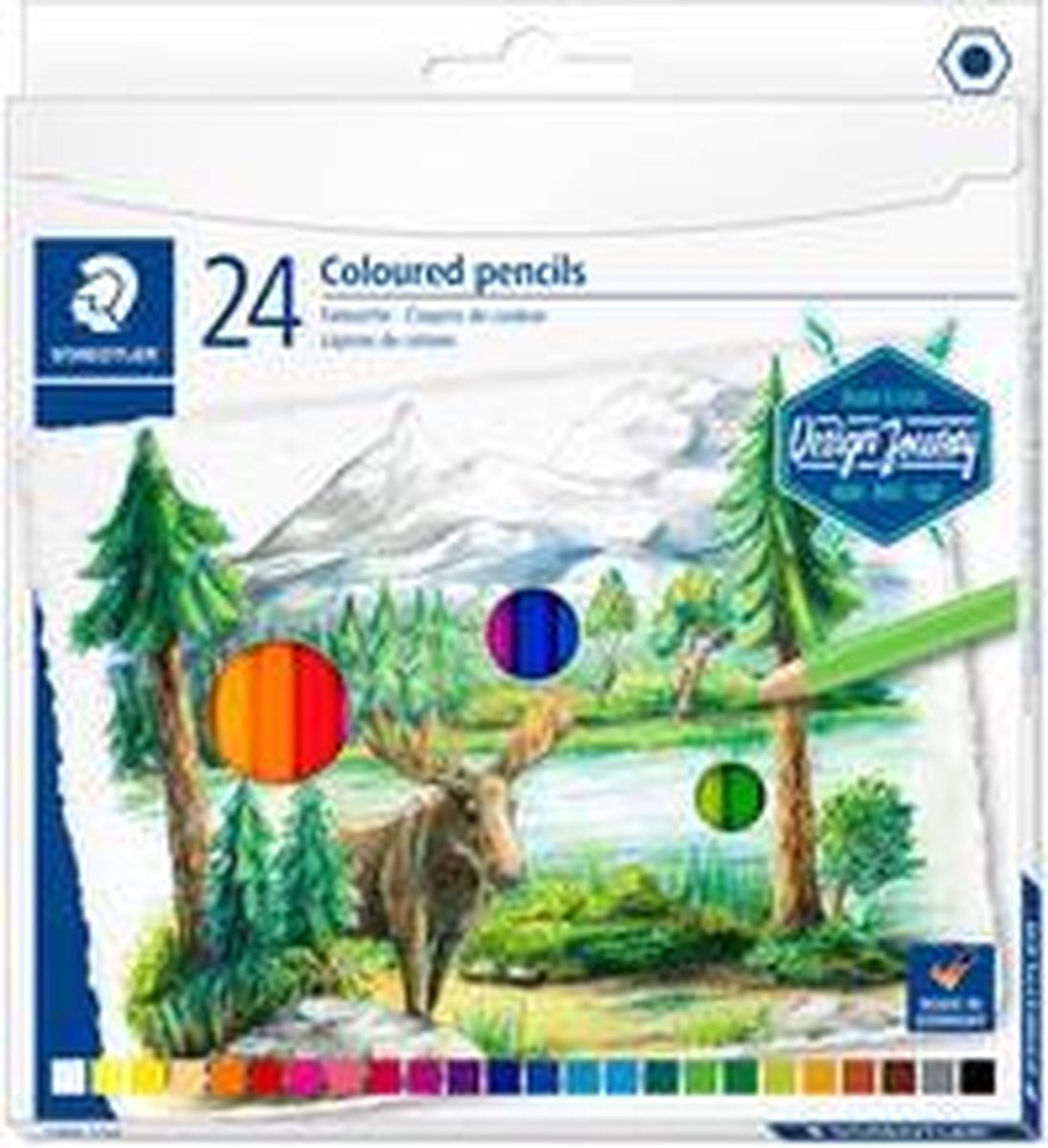 Staedtler Design Journey kleurpotlood, 12-pak kartonnen doos