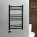 Hudson Reed Kent Sèche-serviettes électrique plat – Anthracite – 160 cm x 40 cm - Avec élément thermostatique câblé