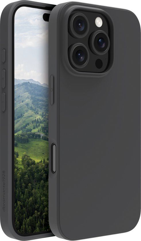 Dbramante1928 Greenland Hoesje voor iPhone 16 Pro Max - Night Black