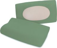 Schlafgut Pure taie d'oreiller flexible S-XL 665 Green Mid