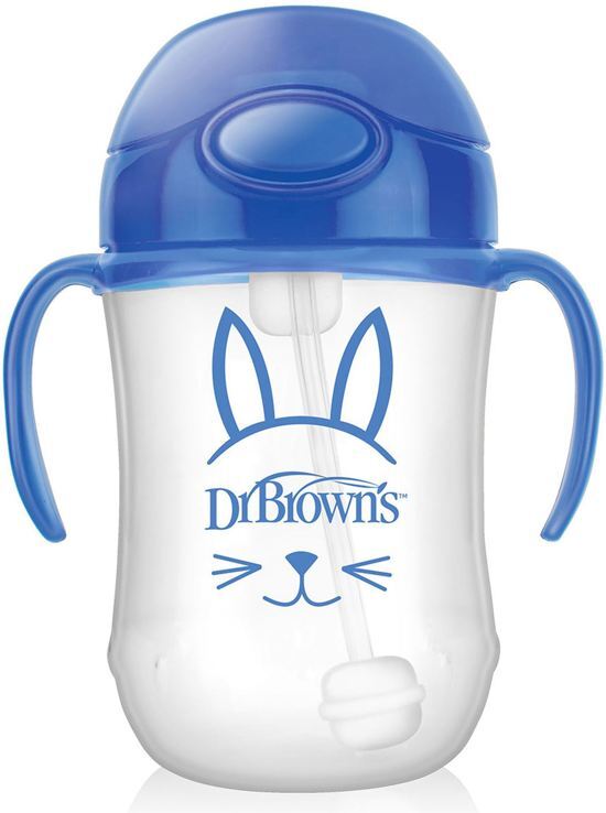 Dr. Browns Dr Brown s 270ml Baby Straw Cup Blue