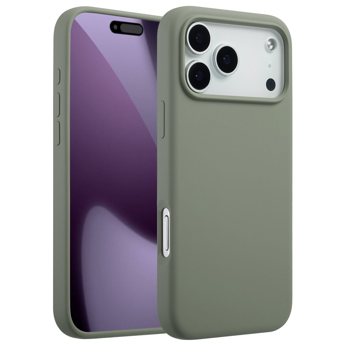 Accezz Liquid Silicone Backcover met MagSafe voor de Apple iPhone 17 Pro Max - Cooper Green