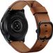 Merkloos / Sans marque Bol Universeel Smartwatch 22MM Bandje - Leer - met Modieuze Gespsluiting - Bruin