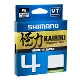 Shimano Kairiki 4 Gevlochten Vislijn 300 M Groen 0.100 mm