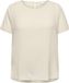 ONLY CARMAKOMA Dames Top CARVICA LIFE SS TOP WVN NOOS Moonbeam