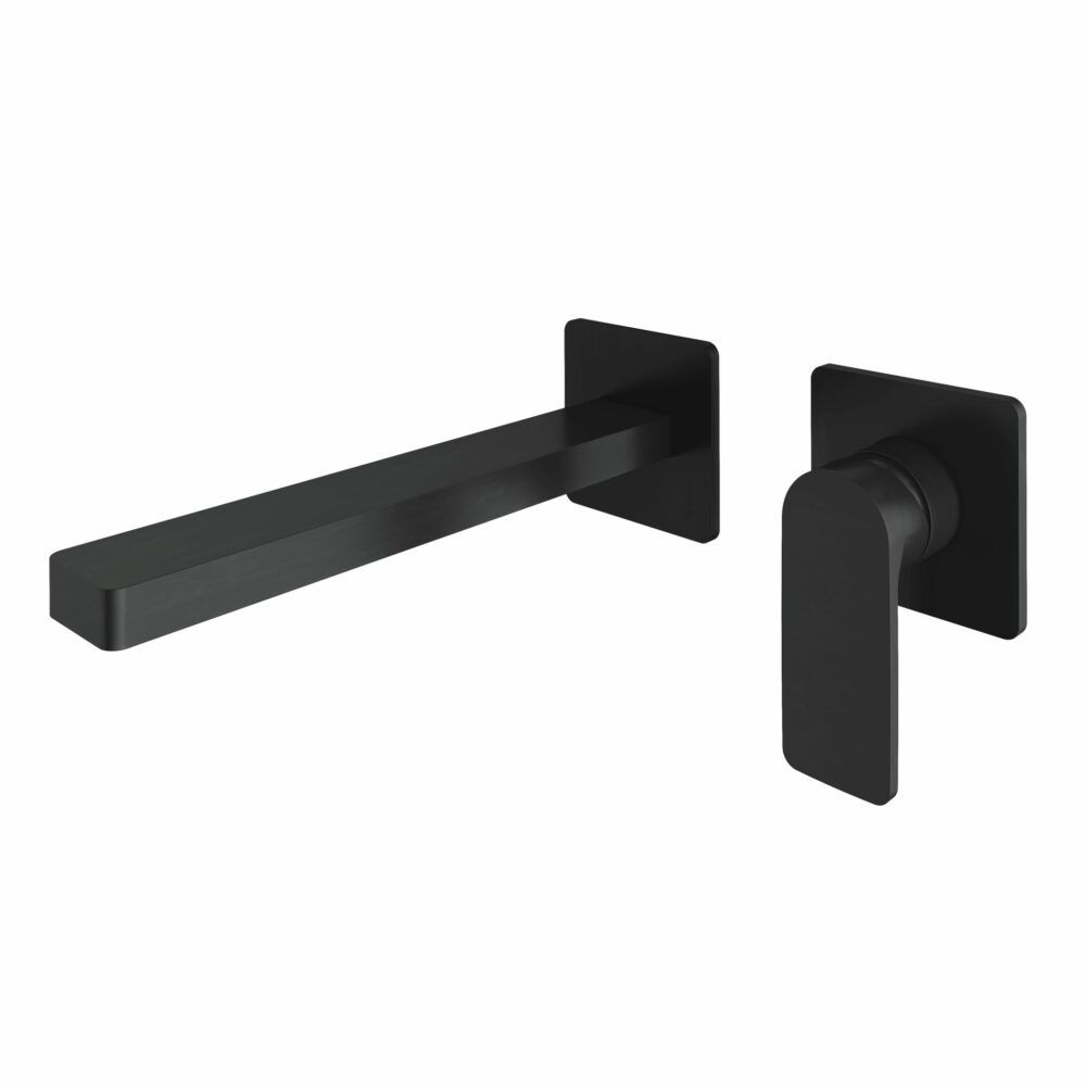 hotbath Gal GL005 inbouw wastafelmengkraan geborsteld gunmetal PVD