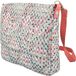 Fossil Sac bandoulière pour femme Keyer Messinger Bleu Imprimé animal Polyester