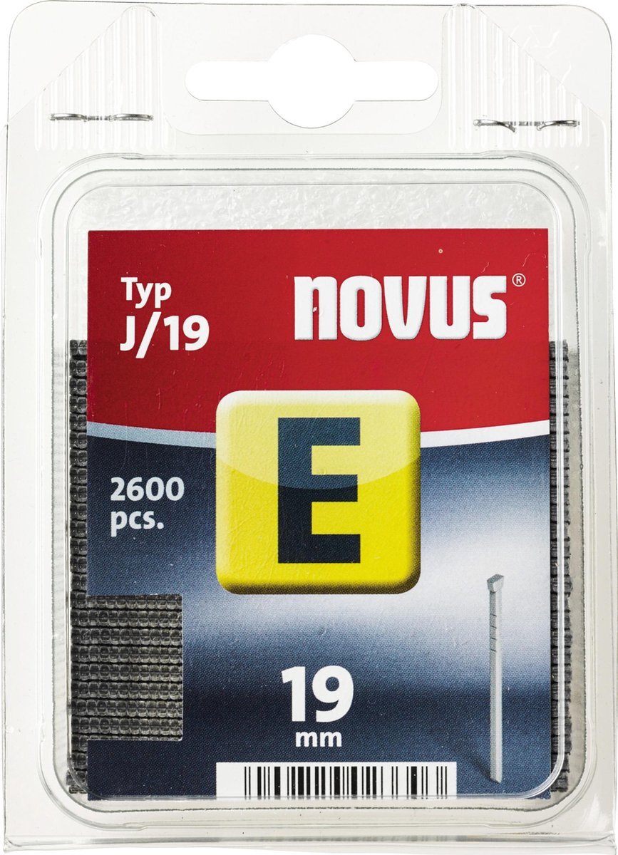 Novus Nagels / Spijkers - E J/19mm - 2600 stuks