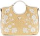 GUESS Kirsten Mini Satchel Cream White beige Handtas Schoudertas