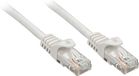 LINDY 48167 RJ45 Netwerkkabel, patchkabel CAT 6 U/UTP 10.00 m Grijs 1 stuk(s)