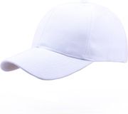 LGT JWLS Effen Baseball Cap van 100% Katoen - Wit