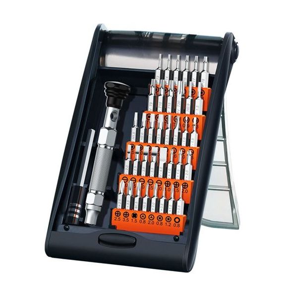 UGREEN 38-in-1 Screwdriver Set - Straight Screwdriver, 36 Bits, Ergonomic Design, Adapter & Case Included