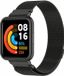 Strap-it Milanees Smartwatch bandje - Geschikt voor Redmi Watch 2 Lite - Zwart