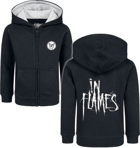 In Flames Metal-Kids - Logo Kinder vesten zwart Biologisch katoen -