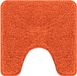 vidaXL Set de tapis de bain antidérapants 2 pièces Orange 50 x 50 cm PP