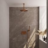 Brauer Copper Carving Thermostatische Regendoucheset Inbouw