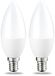 Amazon Basics Led-lamp, E14, kleine Edisonlamp, kaarsvorm, schroeflamp, 5,5 W (gelijkwaardig aan 40 W), warmwit, niet dimbaar, set van 2